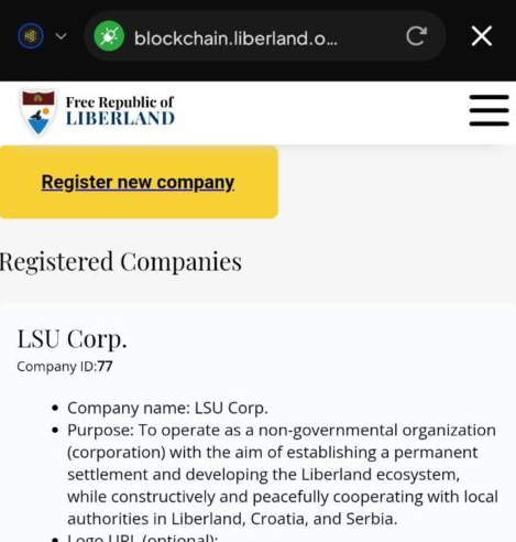 LSU is a registered company
